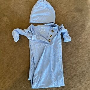 Lou Lou & Company Blue Baby Outfit